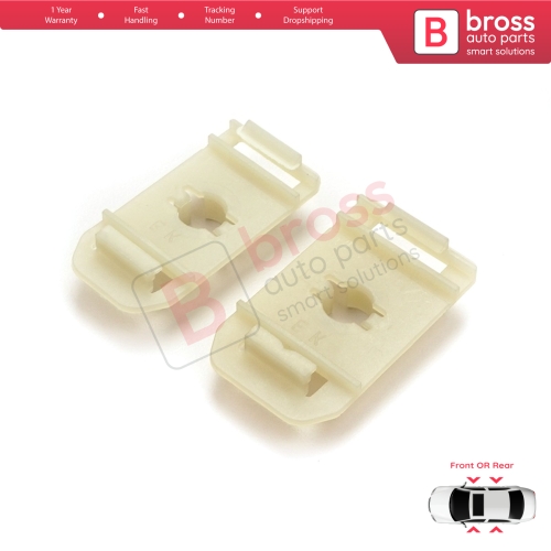 Window Regulator Glass Rail Mount Bracket Sash Clips for Mercedes C Class W203 S203 CL203 CLC 2037200114