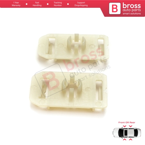 Window Regulator Glass Rail Mount Bracket Sash Clips for Mercedes C Class W203 S203 CL203 CLC 2037200114