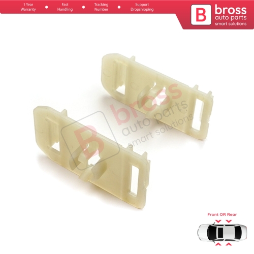 Window Regulator Glass Rail Mount Bracket Sash Clips for Mercedes C Class W203 S203 CL203 CLC 2037200114