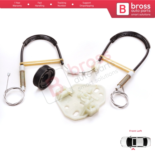 Window Regulator Repair Kit Front Left for Ford Escort MK6 1995-2002 Orion MK3 4/5 Door 91ABA23201