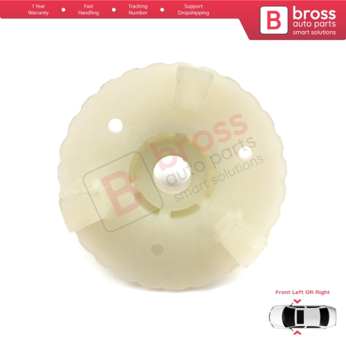 Window Regulator Motor Cog Roller Gear for DAF Truck CF65 CF75 CF85 XF95 XF105 2001-2013 1779727 1779728