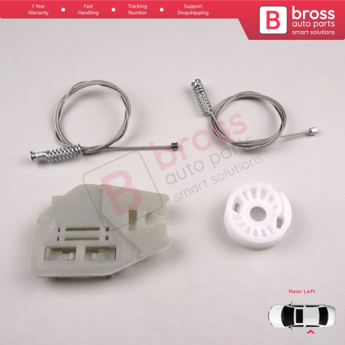 Window Regulator Repair Kit Rear Left Door for BMW 3 Series E46 1998-2005 4/5 Door 51358212099