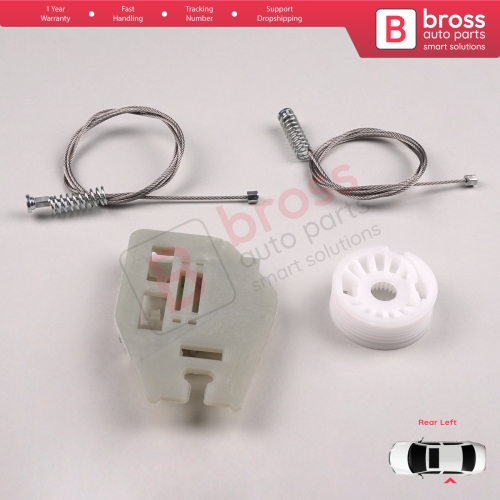 Window Regulator Repair Kit Rear Left Door for BMW 3 Series E46 1998-2005 4/5 Door 51358212099