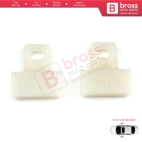 Front Left or Right Door Window Glass Holder Connector Sash Clips For Renault Megane MK3 BZ0/1 DZ0/1 KZ0/1 Fluence L3