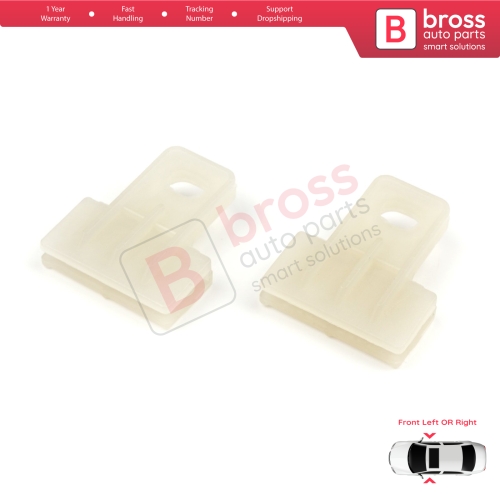 Front Left or Right Door Window Glass Holder Connector Sash Clips For Renault Megane MK3 BZ0/1 DZ0/1 KZ0/1 Fluence L3