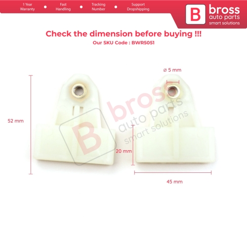 Window Glass Holder Connector Sash Clips Rear for Renault Megane MK3 4/5 Door Fluence Nissan Qashqai J10 Front for Qashqai J10 Note E11 Micra K12 Pathfinder R51 Primera P11