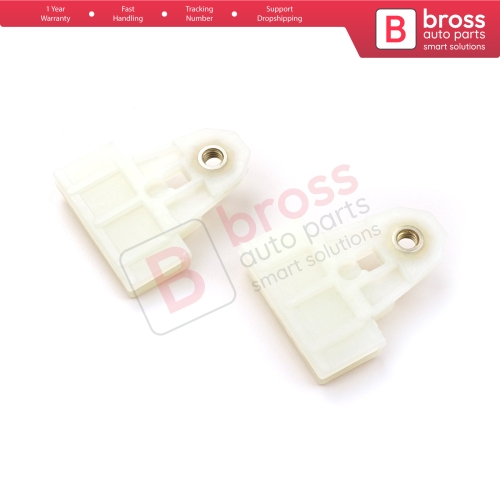 2 Pieces Window Regulator Glass Channel Slider Sash Connector Clips for Nissan Hyundai