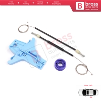 Window Regulator Repair Kit Rear Left for VW Polo Vento MK5 6R 6C 61 2009-2022 4/5 Door 6R4839461