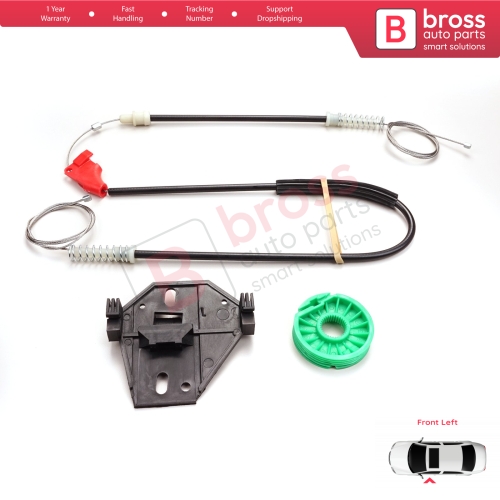 Window Regulator Repair Kit Front Left for VW Transporter T4 MK4 Eurovan Caravelle 1990-2003 7D0959801