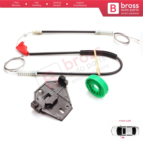 Window Regulator Repair Kit Front Left for VW Transporter T4 MK4 Eurovan Caravelle 1990-2003 7D0959801