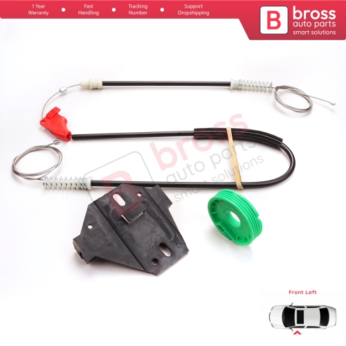 Window Regulator Repair Kit Front Left for VW Transporter T4 MK4 Eurovan Caravelle 1990-2003 7D0959801