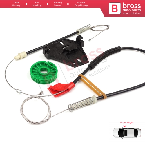 Window Regulator Repair Kit Front Right for VW Transporter T4 MK4 Eurovan Caravelle 1990-2003 7D0959802