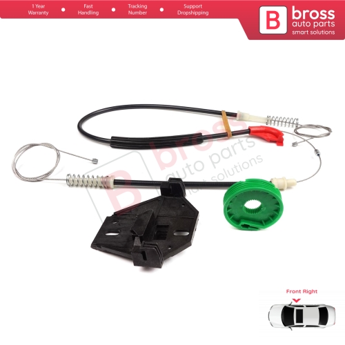 Window Regulator Repair Kit Front Right for VW Transporter T4 MK4 Eurovan Caravelle 1990-2003 7D0959802