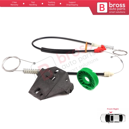 Window Regulator Repair Kit Front Right for VW Transporter T4 MK4 Eurovan Caravelle 1990-2003 7D0959802