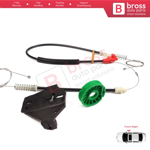 Window Regulator Repair Kit Front Right for VW Transporter T4 MK4 Eurovan Caravelle 1990-2003 7D0959802