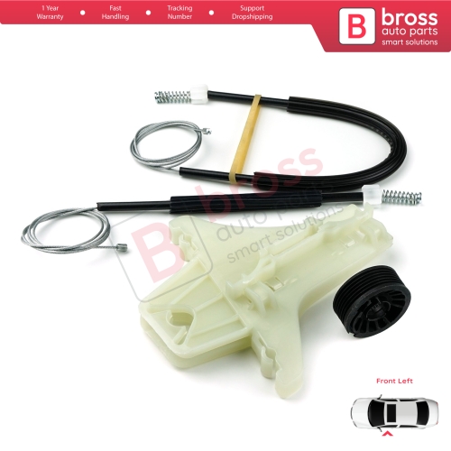 Window Regulator Repair Kit Front Left for VW Amarok MK1 2H 2010-2022 4-Door Pickup 2H0837401