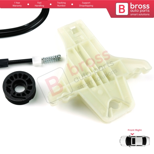 Window Regulator Repair Kit Front Right for VW Amarok MK1 2H 2010-2022 4-Door Pickup 2H0837402