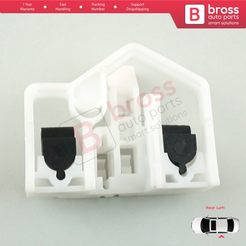 Window Regulator Repair Clips Rear Left Door for Ford Ecosport Brazil MK1 BV226 2003-2012 Fiesta Brazil 2002-2012