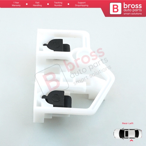 Window Regulator Repair Clips Rear Left Door for Ford Ecosport Brazil MK1 BV226 2003-2012 Fiesta Brazil 2002-2012