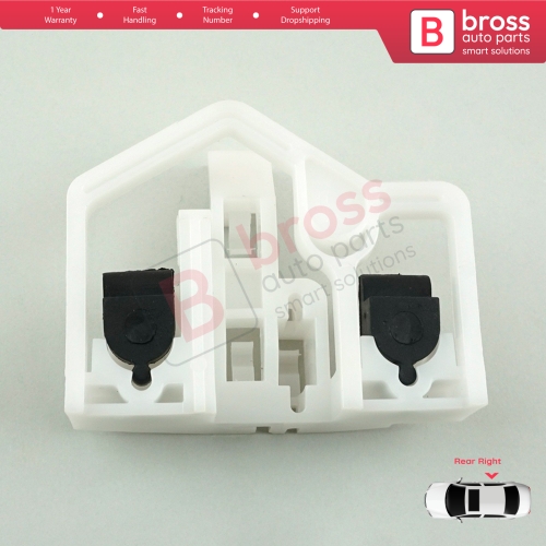 Window Regulator Repair Clips Rear Right Door for Ford Ecosport Brazil MK1 BV226 2003-2012 Fiesta Brazil 2002-2012