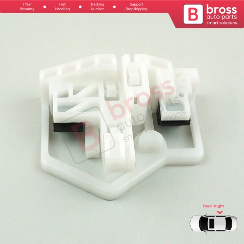 Window Regulator Repair Clips Rear Right Door for Ford Ecosport Brazil MK1 BV226 2003-2012 Fiesta Brazil 2002-2012