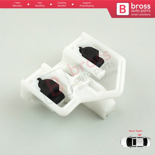 Window Regulator Repair Clips Rear Right Door for Ford Ecosport Brazil MK1 BV226 2003-2012 Fiesta Brazil 2002-2012