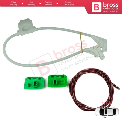 Window Regulator Repair Kit Left for Renault Trucks Premium Kerax Midlum DAF LF 45 55 Volvo FL II FE 1400753