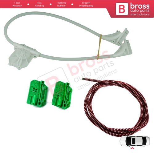 Window Regulator Repair Kit Left for Renault Trucks Premium Kerax Midlum DAF LF 45 55 Volvo FL II FE 1400753