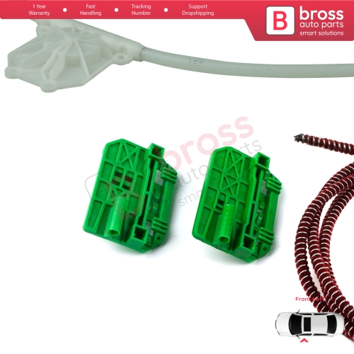 Window Regulator Repair Kit Left for Renault Trucks Premium Kerax Midlum DAF LF 45 55 Volvo FL II FE 1400753