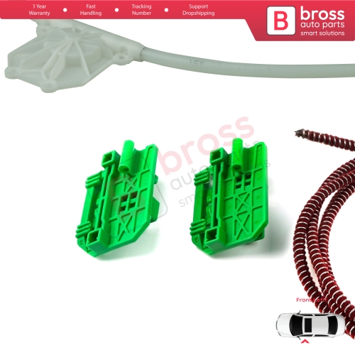 Window Regulator Repair Kit Left for Renault Trucks Premium Kerax Midlum DAF LF 45 55 Volvo FL II FE 1400753