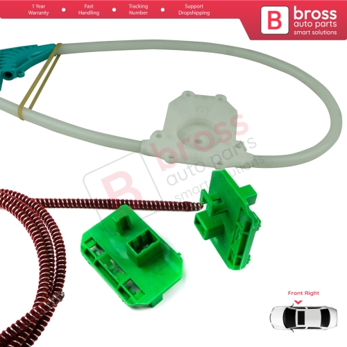 Window Regulator Repair Kit Right for Renault Trucks Premium Kerax Midlum DAF LF 45 55 Volvo FL II FE 1400754