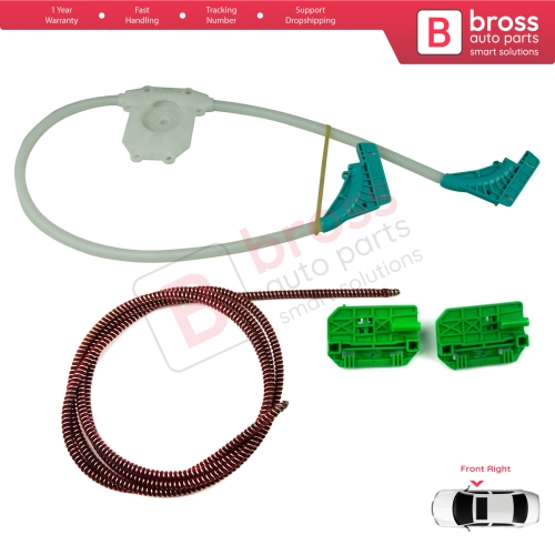 Window Regulator Repair Kit Right for Renault Trucks Premium Kerax Midlum DAF LF 45 55 Volvo FL II FE 1400754