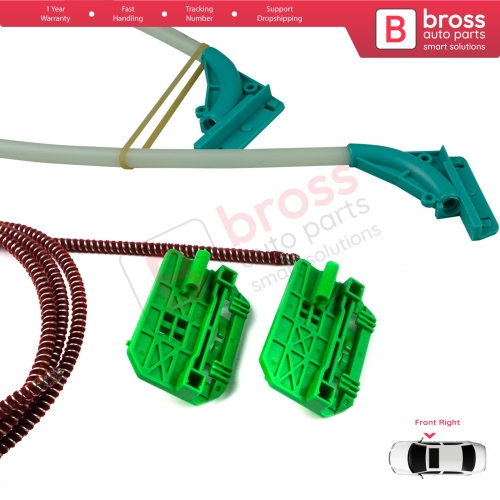 Window Regulator Repair Kit Right for Renault Trucks Premium Kerax Midlum DAF LF 45 55 Volvo FL II FE 1400754