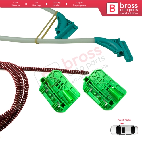 Window Regulator Repair Kit Right for Renault Trucks Premium Kerax Midlum DAF LF 45 55 Volvo FL II FE 1400754
