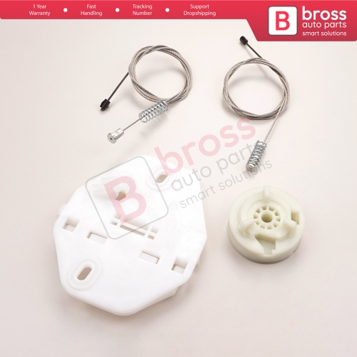 Window Regulator Repair Kit Rear Left Door for Renault Clio MK2 BB CB Thalia MK1 LB Symbol MK1 8200232508