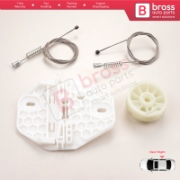 Window Regulator Repair Kit Rear Right Door for Renault Clio MK2 BB CB Thalia MK1 LB Symbol MK1 7700434304