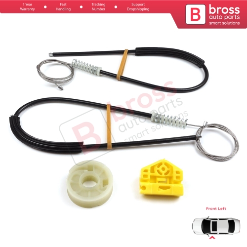 Window Regulator Repair Kit Left Door for Renault Master MK3 Vauxhall Opel Movano B Nissan NV400 X62 Interstar 807210008R