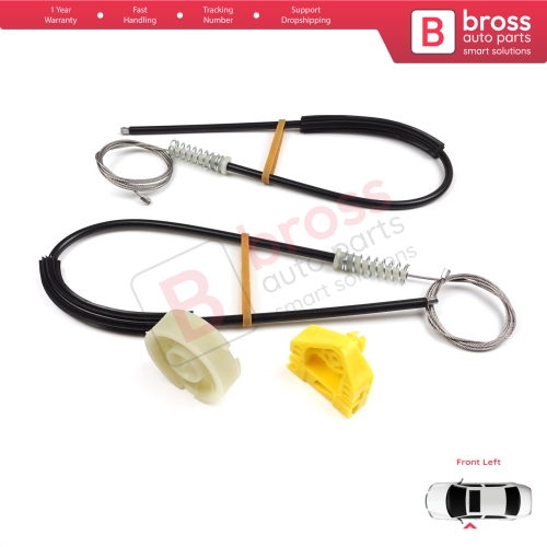 Window Regulator Repair Kit Left Door for Renault Master MK3 Vauxhall Opel Movano B Nissan NV400 X62 Interstar 807210008R