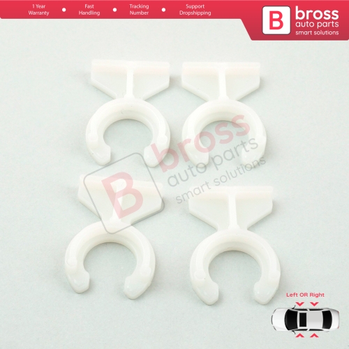 Window Regulator Guide Bracket Fixer Clips for Fiat Albea Siena Palio Doblo Panda Ducato Trafic 2 Vivaro A Iveco Romeo 147