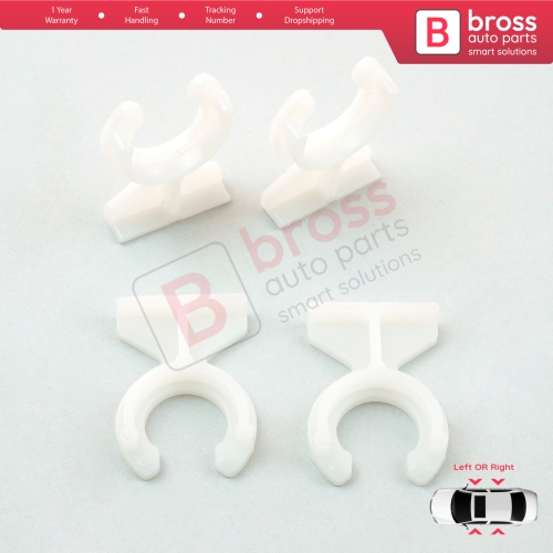 Window Regulator Guide Bracket Fixer Clips for Fiat Albea Siena Palio Doblo Panda Ducato Trafic 2 Vivaro A Iveco Romeo 147