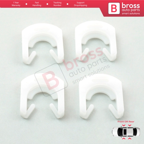 Door Lock Clips Fixer Bracket for Peugeot 106 306 405 406 Citroen AX Saxo ZX XM 915953