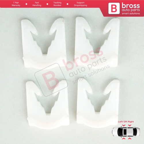 Window Regulator Guide Bracket Fixer Clips for Fiat Tempra 159 Tipo 160 Alfa Romeo 155 7595321 7595322