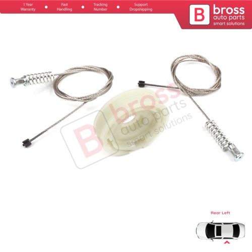 Window Regulator Repair Kit Rear Left Door for Ford Focus MK1 4/5 Door Hatchback Sedan Estate Wagon 1138204