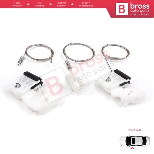 Window Regulator Repair Kit Front Left for Kia Ceed MK1 ED 2006-2012 5-Door 824801H020