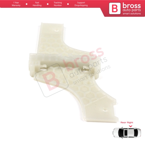 Window Regulator Repair Clips Rear Right for Peugeot 508 MK1 W23 8D 8E 2010-2018 4/5 Door 9224J0