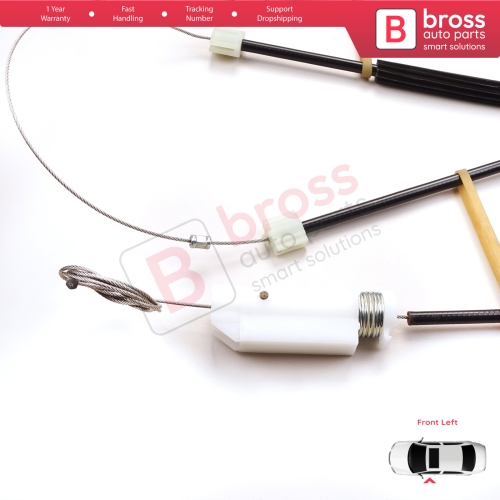 Window Regulator Repair Kit Left for Audi TT TTS TTRS MK3 8S FV 2014-2024 2-Door 8S0837461
