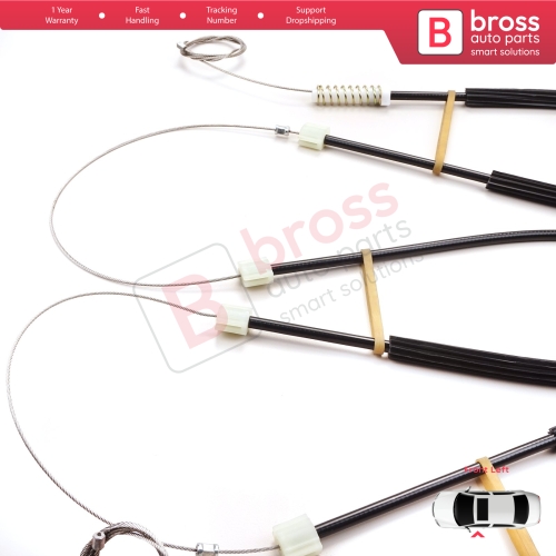 Window Regulator Repair Kit Left for Audi TT TTS TTRS MK3 8S FV 2014-2024 2-Door 8S0837461