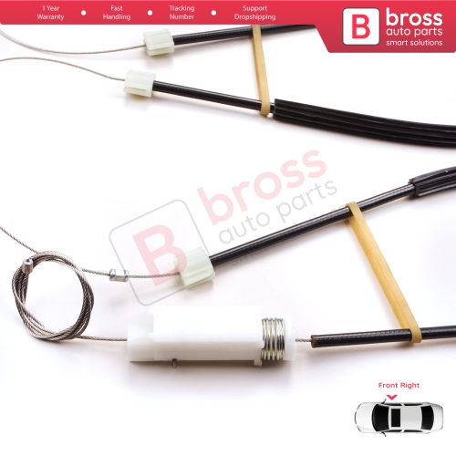 Window Regulator Repair Kit Right for Audi TT TTS TTRS MK3 8S FV 2014-2024 2-Door 8S0837462