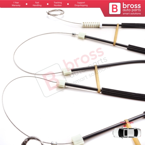 Window Regulator Repair Kit Right for Audi TT TTS TTRS MK3 8S FV 2014-2024 2-Door 8S0837462