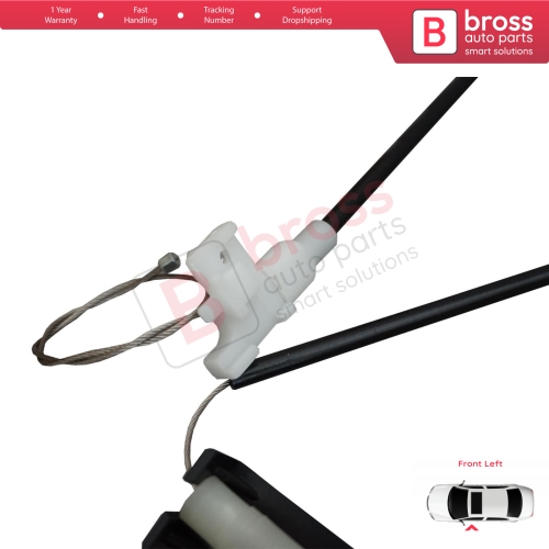 Window Regulator Repair Kit Front Left for Nissan Terrano 2 R20 Serena 1 C23 Vito W638 Maverick UDS UNS 807010F015